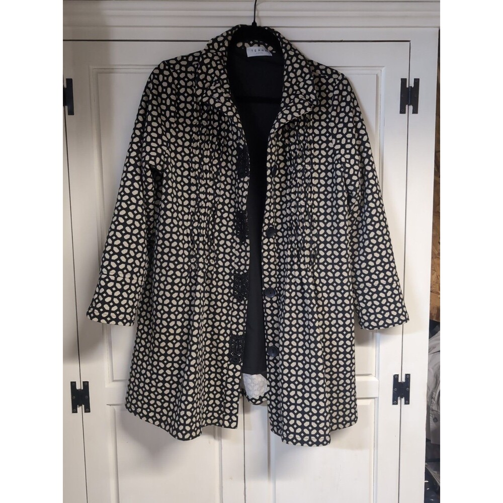 Women's Medium Terra Geometric Coat